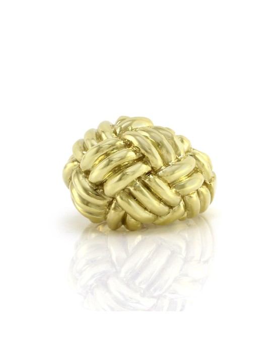 Tiffany & Co Gold Woven Knot Ring